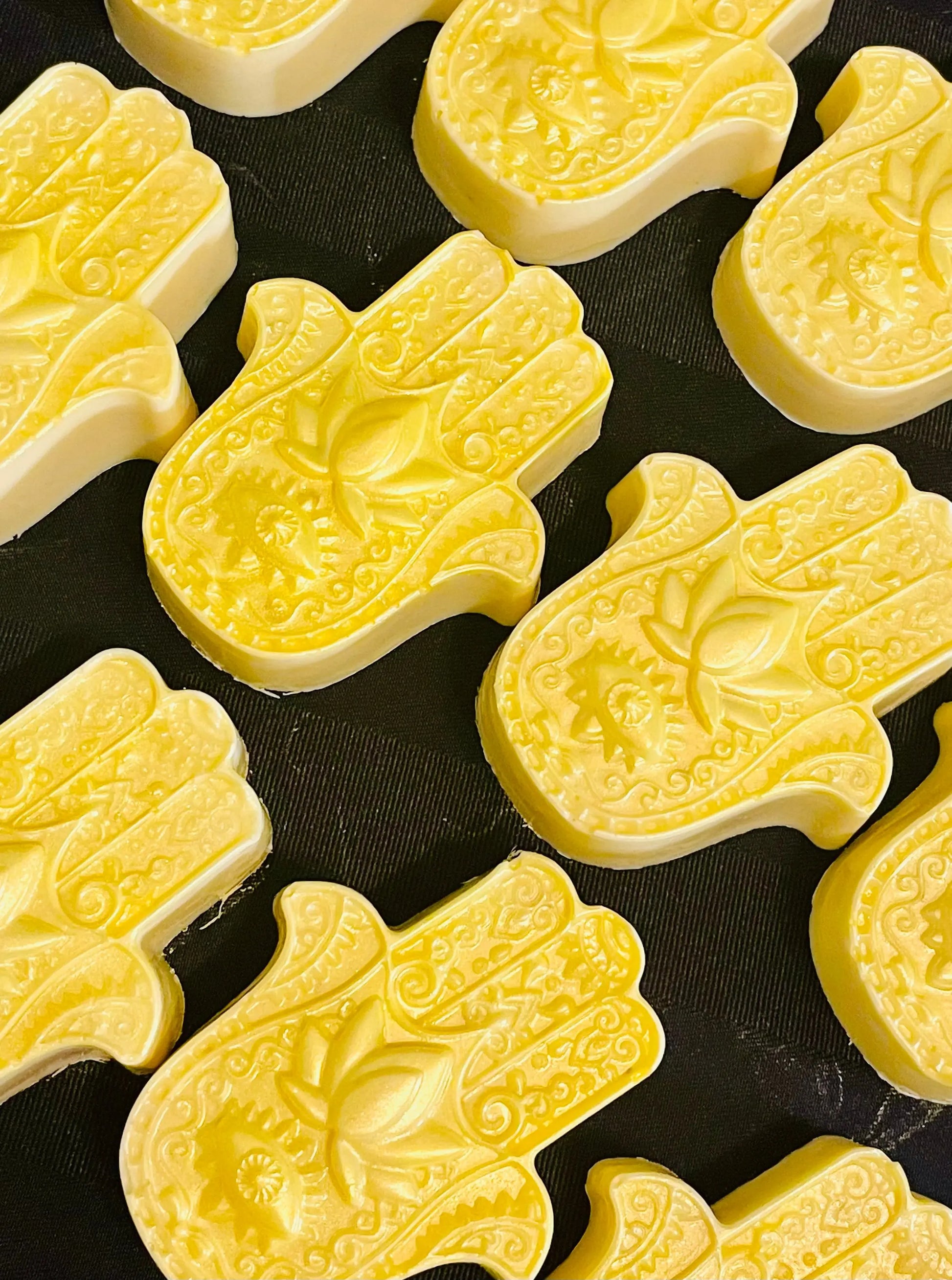 Hamsa Oatmeal Shea Soap Bar | Hand of God Exfoliating Body Soap White Out