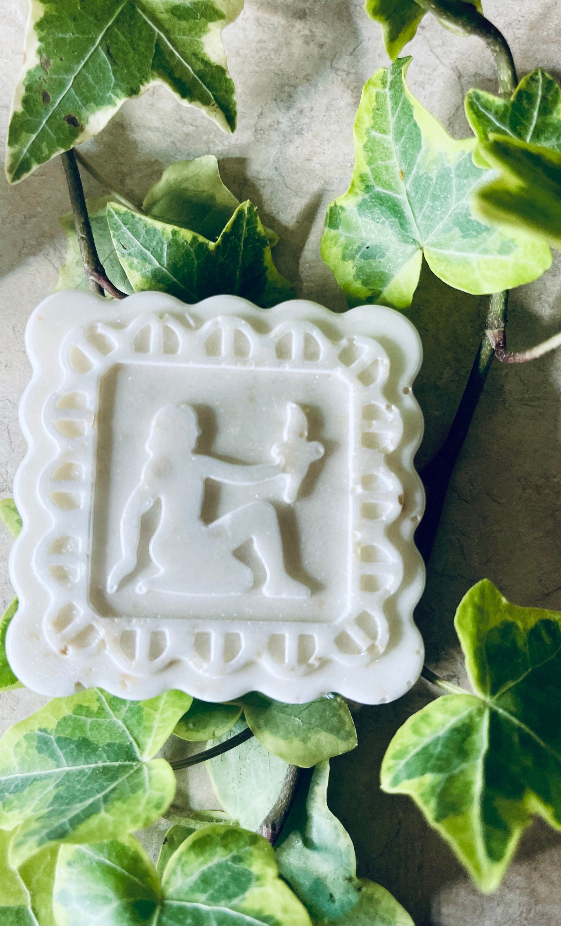 Zodiac Oatmeal Shea Soap | Custom Hand & Body Bar with Natural Exfoliation White Out