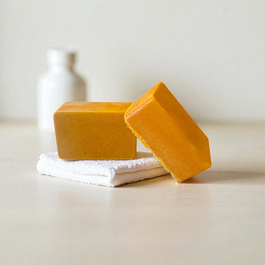 Glow Bar: Turmeric, Honey & Shea Butter Soap with Jojoba Oil for Radiant Skin | Hand & Body Bar