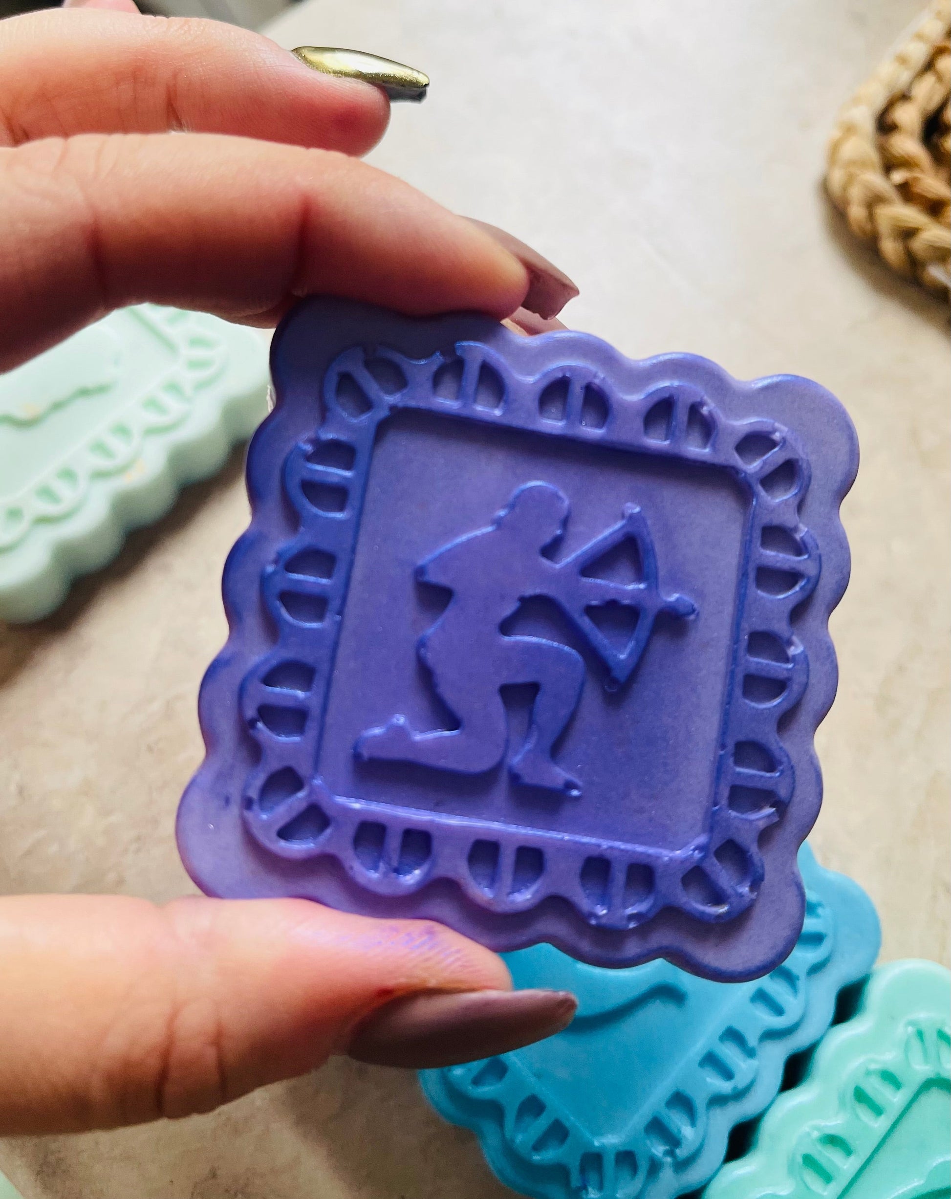 Zodiac Oatmeal Shea Soap | Custom Hand & Body Bar with Natural Exfoliation White Out