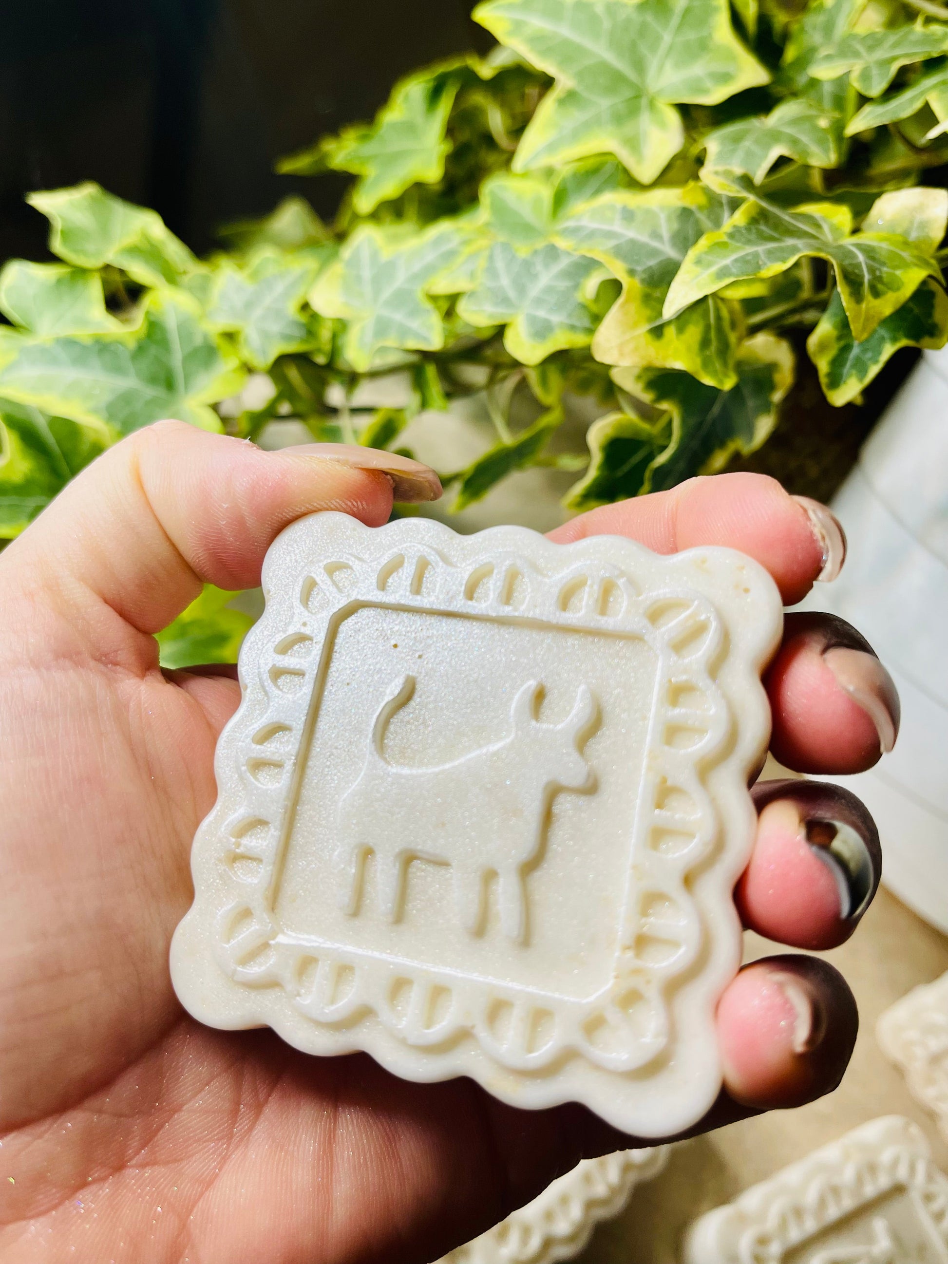 Zodiac Oatmeal Shea Soap | Custom Hand & Body Bar with Natural Exfoliation White Out