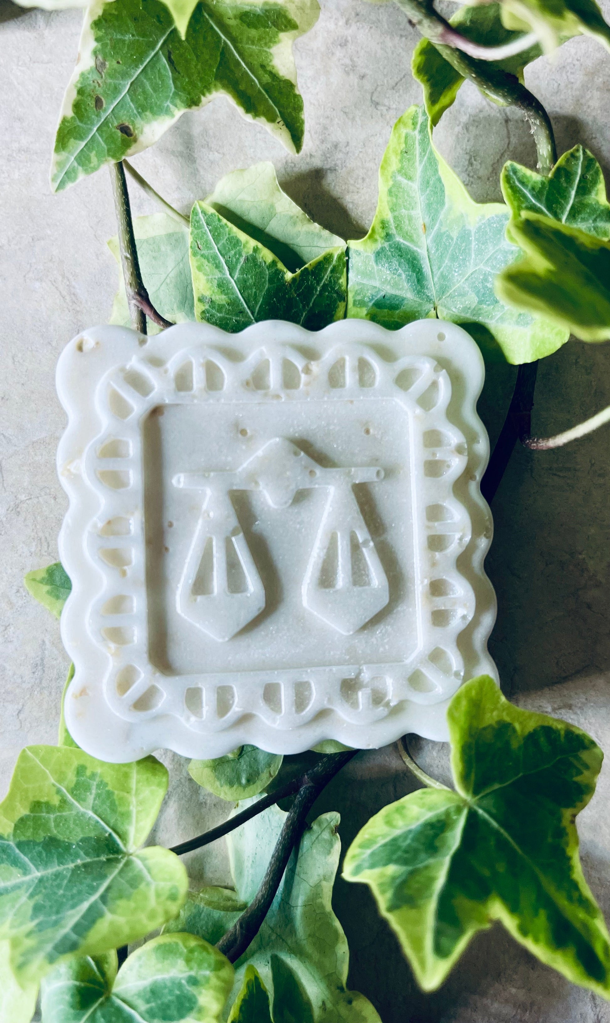 Zodiac Oatmeal Shea Soap | Custom Hand & Body Bar with Natural Exfoliation White Out