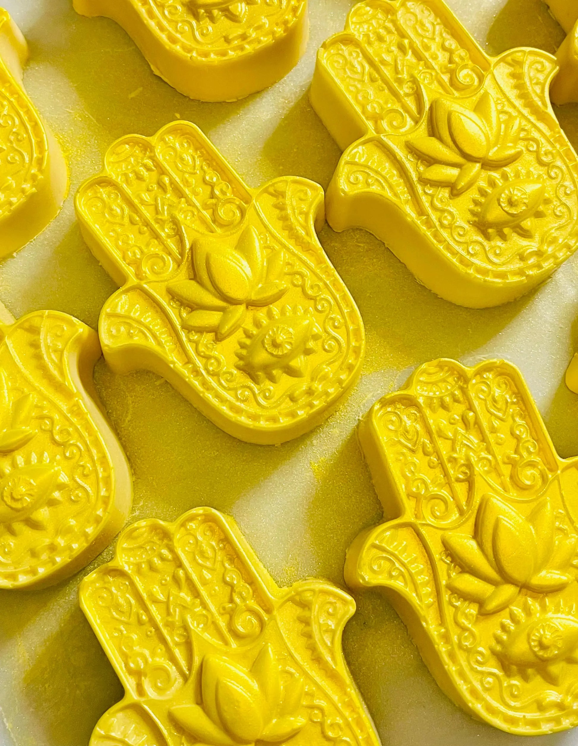Hamsa Oatmeal Shea Soap Bar | Hand of God Exfoliating Body Soap White Out