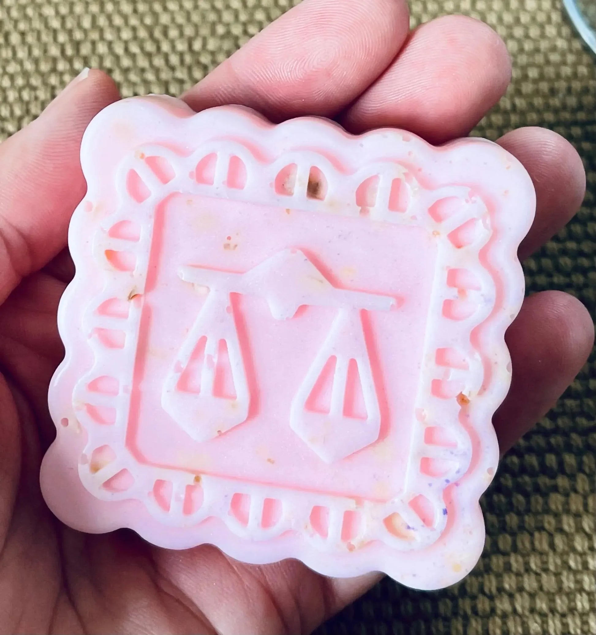 Zodiac Oatmeal Shea Soap | Custom Hand & Body Bar with Natural Exfoliation White Out