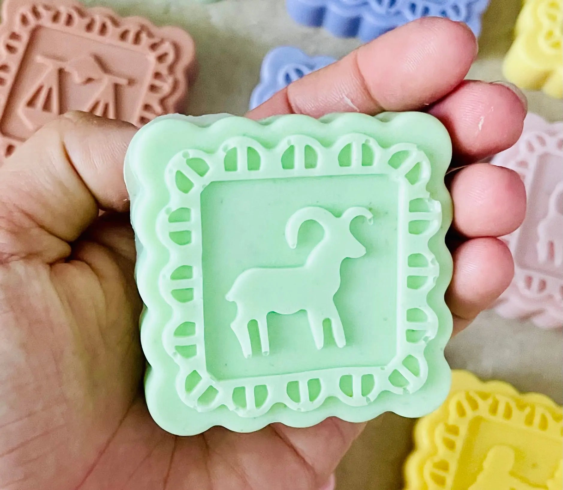 Zodiac Oatmeal Shea Soap | Custom Hand & Body Bar with Natural Exfoliation White Out