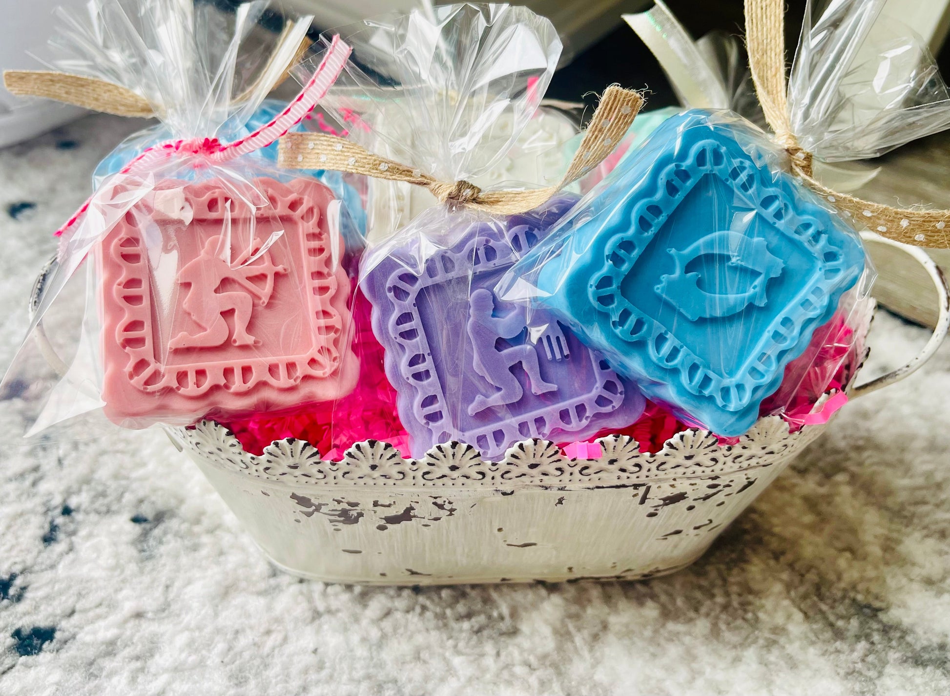 Zodiac Oatmeal Shea Soap | Custom Hand & Body Bar with Natural Exfoliation White Out