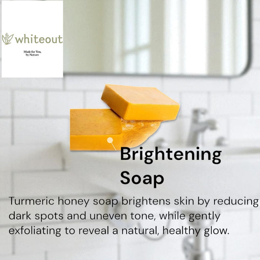 Glow Bar: Turmeric, Honey & Shea Butter Soap with Jojoba Oil for Radiant Skin | Hand & Body Bar