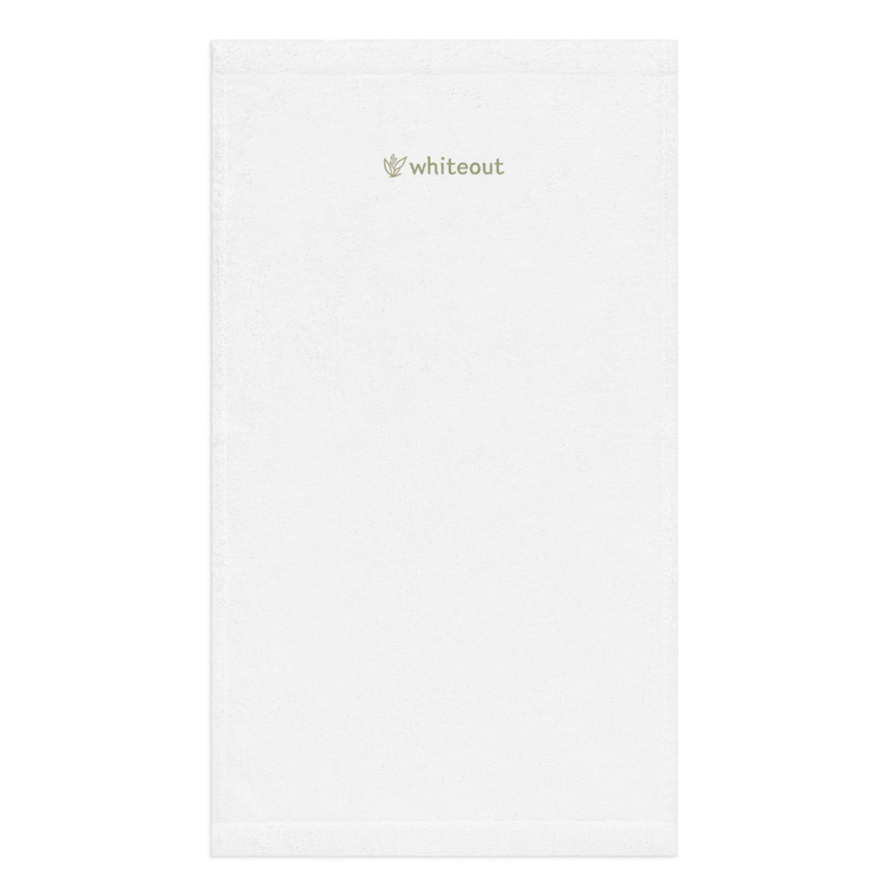 Whiteout correction sheet with logo on a white background